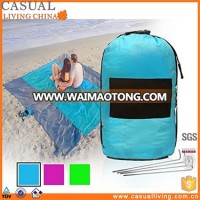 Sand Free Compact Outdoor Beach and Picnic Blanket Beach Mat